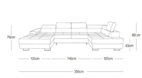 Baidani Sofa Sofa Lago mit Schlaf - und Klappfunktion (Samt), inkl. Aufbau