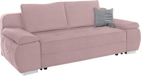 COLLECTION AB Schlafsofa Pumo, mit Boxspring-Aufbau, Bettfunktion und Bettkasten, inklusive Federkern