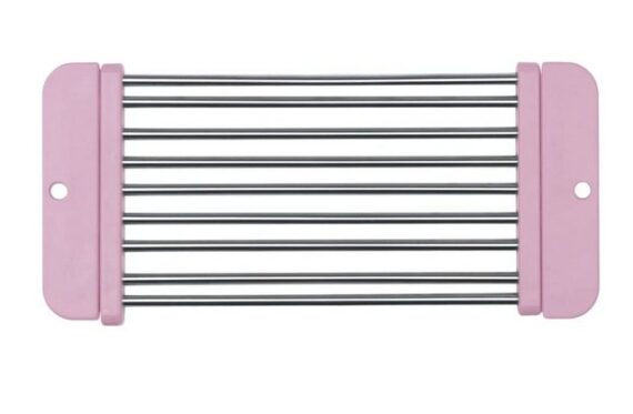 GOURMETmaxx Geschirrständer Abtropfgitter ausziehba, Geschirr Küchenregal Regal, 34 - 59 x 16 x 2 cm