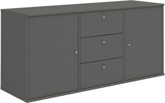 Hammel Furniture Sideboard "Mistral, Hochwertig Schrank, hängend/stehend montierbar", mit Türen und Schubladen, B: 133 cm, anpassungsbar Designmöbel