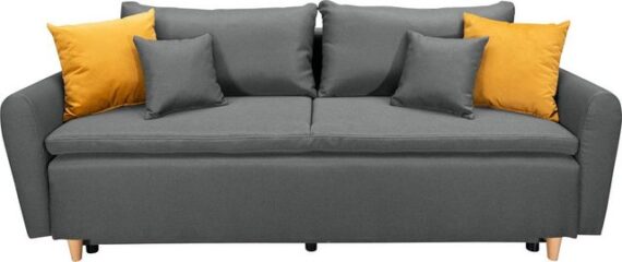 INOSIGN Schlafsofa Anika, mit Boxspringaufbau, Bettfunktion & Bettkasten, Dauerschlafsofa