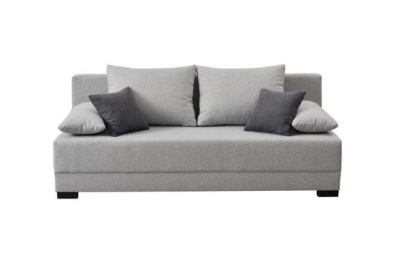 INOSIGN Schlafsofa Dante, 198 cm, mit Bettfunktion (150/198 cm) und Bettkasten, inkl. loser Rücken-, Zier- und Armlehnkissen