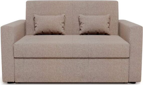 INOSIGN Schlafsofa Ravena, kompaktes 2-Sitzer Sofa, mit Bettfunktion, Breite 146 cm, Webstoff