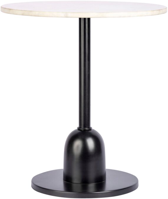 Kayoom Beistelltisch "Beistelltisch Gordon 125", Industrial Style, Tischplatte aus Marmor, runde Form