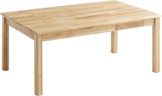 MCA furniture Couchtisch "Alfons", Wohnzimmertisch Massivholz geölt, keilverzinkt belastbar bis 20 kg