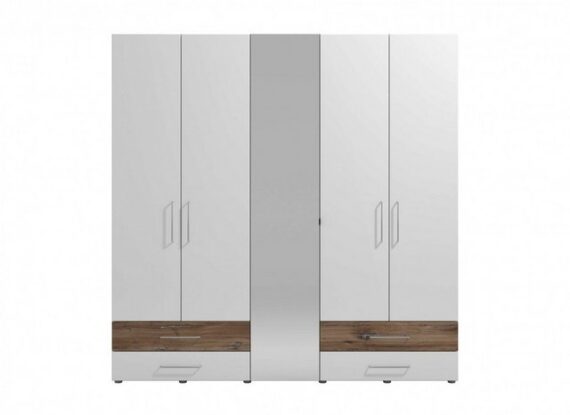 Places of Style Kleiderschrank Masilia Türen mit Hochglanzfront, 179 oder 224cm breit