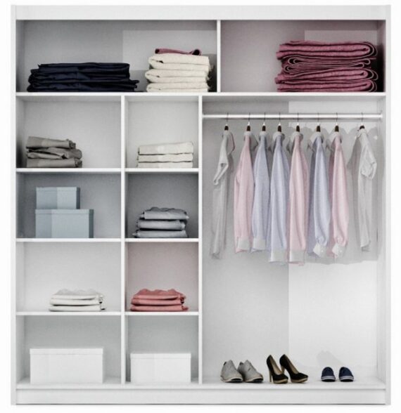 ROYAL24_MARKT Kleiderschrank - LARA2 Kleiderschrank: Zeitloses Design für jedes Zuhause. (Kleiderschrank, 1-St., LARA2) Nachhaltig und zeitlos im Design.