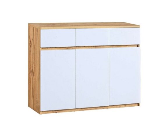 Stylefy Kinderkleiderschrank Arcola (Sideboard, Standschrank) Push-to-Open, mit Schubladen, viel Stauraum, Modern Design, Spanplatte