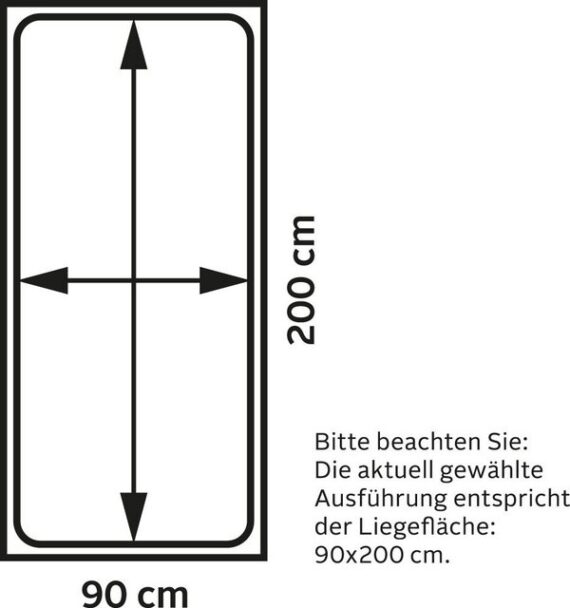 Ticaa Hochbett Ekki mit Rollrost und in verschiedenen Ausführungen, Kiefer