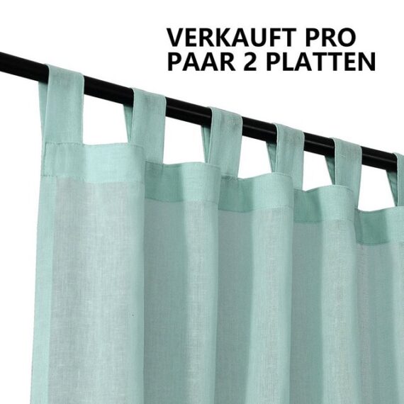 Vorhang Gardinen Vorhang Modern Halbtransparent für Raumteiler Vorhang, Juoungle