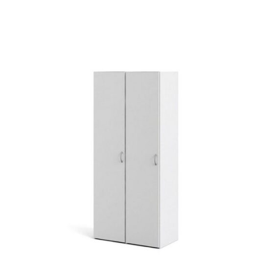 ebuy24 Kleiderschrank Spell Kleiderschrank 2 Türen weiss.