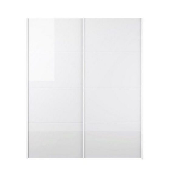 ebuy24 Kleiderschrank Veto Kleiderschrank 2 Türen breite 182 cm, weiss u