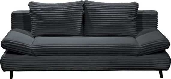 ED EXCITING DESIGN Schlafsofa Sunny 2, frei im Raum stellbar, mit Bettkasten, Schlaffunktion & 2 Rückenkissen