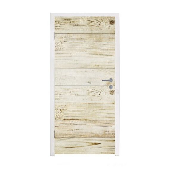 MuchoWow Türtapete Vintage - Holz - Regal - Boden, Matt, bedruckt, (1 St), Fototapete für Tür, Türaufkleber, 75x205 cm