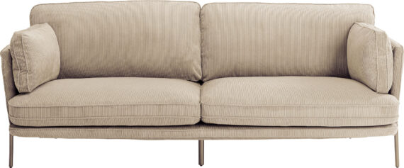 Sofa Shirly 3-Sitzer Creme 221cm Entdecken Sie das Sofa Shirly 3-Sitzer in Creme