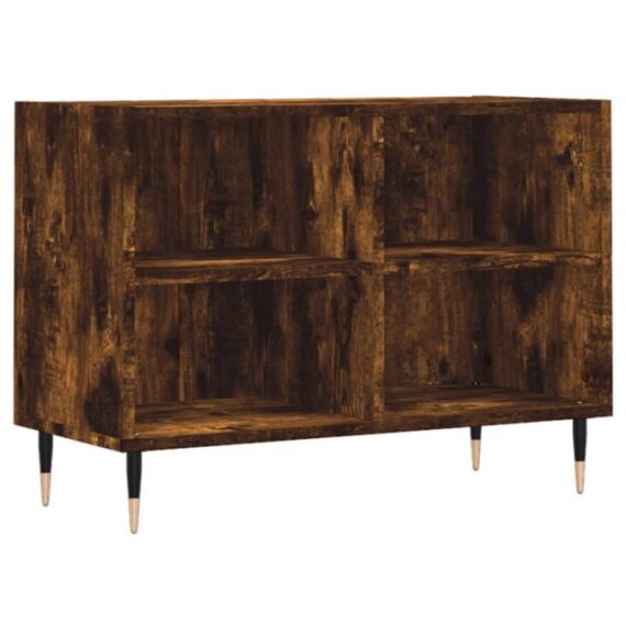 furnicato TV-Schrank Räuchereiche 69,5x30x50 cm Holzwerkstoff