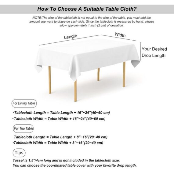 Einfach Tischdecke Patchwork-Quastentischdecke, rechteckige Tischdecke (Anti-Falten- und Anti-Verbrühungs-Küchentischdecke 55 x 70 Zoll), Tischdecken aus Baumwolle und Leinen, Schreibtischunterlagen