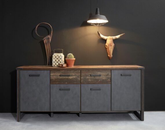 Home affaire Sideboard "Bristol", Breite 207 cm