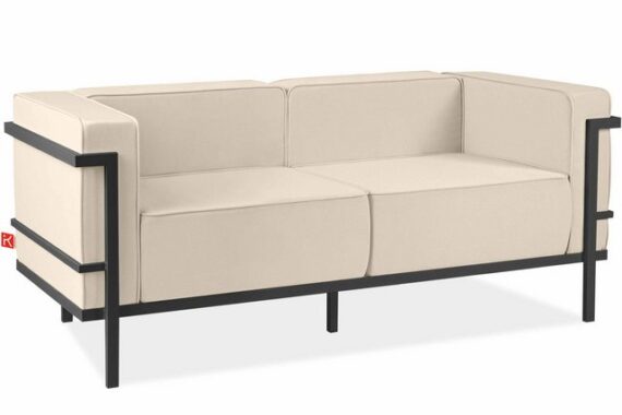 Konsimo Loungesofa TRIGLO Sofa 2-Personen, hergestellt in der EU, Modern, handgefertigt, Stahlrahmen