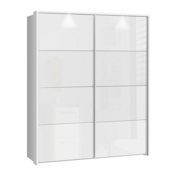 expendio Kleiderschrank Sophie 5 Schwebetürenschrank Sophie, weiß, 170x210x61 cm