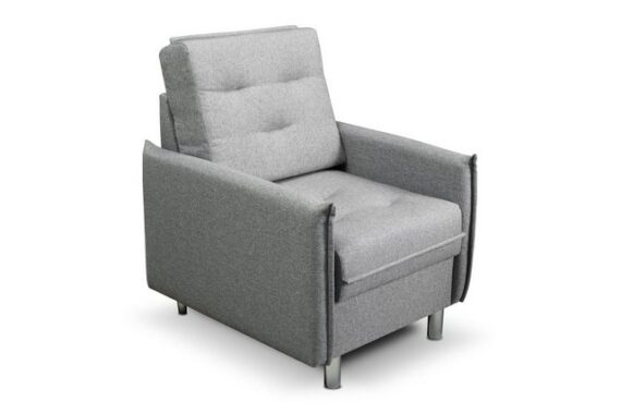 Beautysofa Polstergarnitur LORETTO, Sofa + 2x Sessel, mit Schlaffunktion und Bettkasten, aus Webstoff