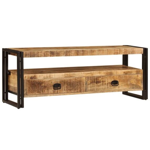 DOTMALL TV-Schrank TV-Schrank 120 x 35 x 45 cm Mangoholz Massiv