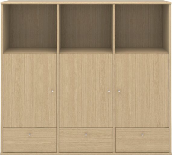 Hammel Furniture Highboard "Mistral Hochkommode, Hochschrank", mit Türen und Schubladen, Breite: 133cm, anpassungsbar Designmöbel