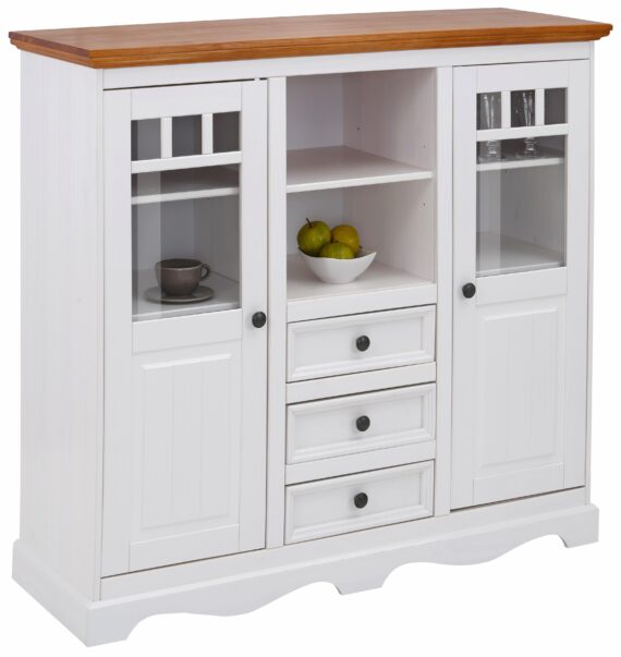 Home affaire Highboard "Melissa", Breite 132 cm