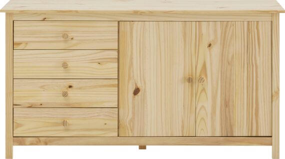 Home affaire Sideboard "Chur", aus Massivholz Kiefer