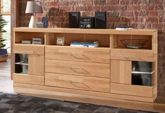 Home affaire Sideboard "Ribe", Breite 180 cm