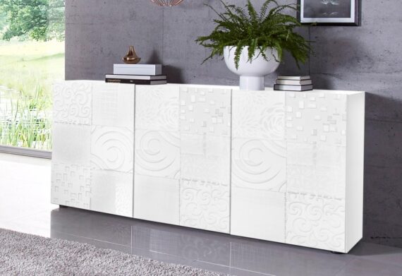 INOSIGN Sideboard "Miro", Breite 181 cm mit dekorativem Siebdruck