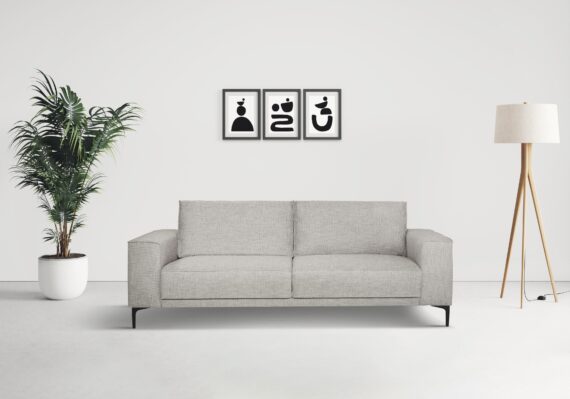 Places of Style 3-Sitzer "OLAND 224 cm", im zeitlosem Design und hochwertiger Verabeitung
