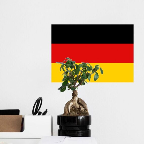 Wall-Art Wandtattoo "Fußball Deutschland Fahne", (1 St.), selbstklebend, entfernbar