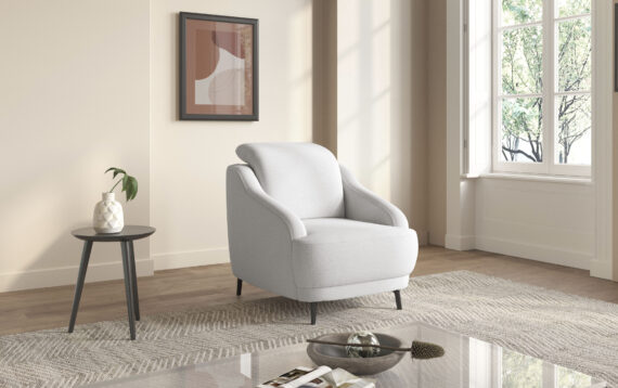 sit&more Sessel, (1 St.), mit Metallfüßen, schwarz-matt