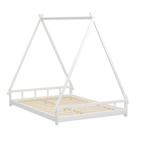 autolock Kinderbett Massivholz Kinderbett 140*200cm,Zeltbett,Hochbett, Jugendbett, Eltern-Kind-Bett, Massivholzbettgestell