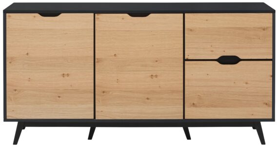 Home affaire Sideboard "Flow", mit vielen Stauraummöglichkeiten und einer Holzoptik, Höhe 82 cm