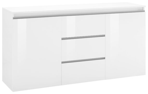 INOSIGN Kommode "Magic, Kommode, Schrank, Kredenz", mit 2 Türen und 3 Schubkästen Hochglanz lackiert (B/T/H) 150x40x81 cm