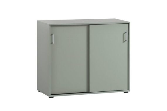 MÖBELPARTNER Aktenschrank Fox, HxBxT 84x100x41cm, 2 Schiebetüren, Pistazie