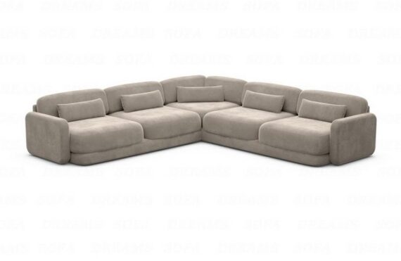 Sofa Dreams Ecksofa Polster Ecksofa Stoff Modern Eck Couch Eckcouch Valencia L Form, Loungesofa