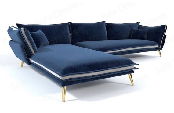 Sofa Dreams Ecksofa Stoff Design Polster Samtsofa Lobos L Form Stoffsofa, Loungesofa