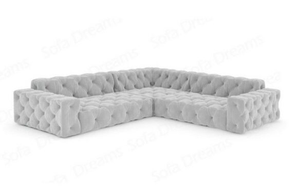 Sofa Dreams Ecksofa Stoff Sofa Polsterecksofa Menorca L Form Eckcouch Samtsofa Stoffsofa, Loungesofa