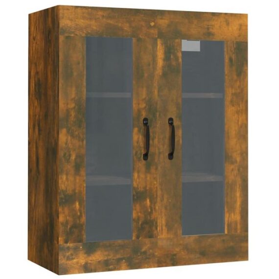 furnicato Hängeschrank Räuchereiche 69,5x34x90 cm