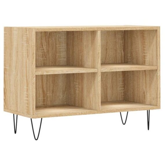 furnicato TV-Schrank Sonoma-Eiche 69,5x30x50 cm Holzwerkstoff