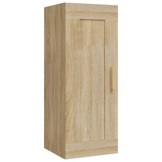 furnicato Wandhängeschrank Wandschrank Sonoma-Eiche 35x34x90 cm Holzwerkstoff