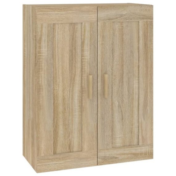 furnicato Wandhängeschrank Wandschrank Sonoma-Eiche 69,5x32,5x90 cm Holzwerkstoff