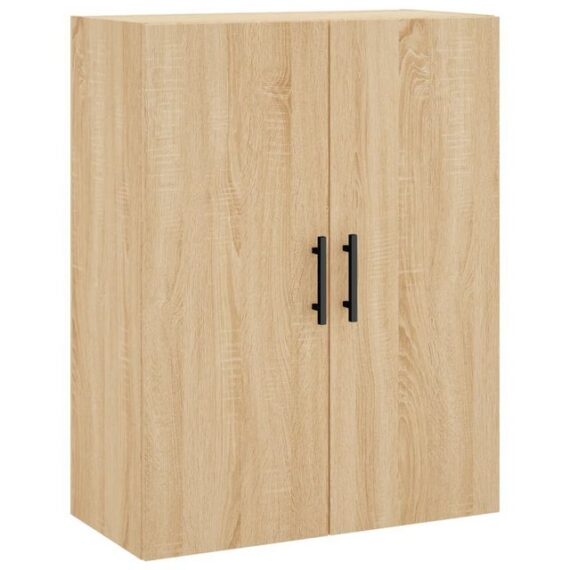 furnicato Wandhängeschrank Wandschrank Sonoma-Eiche 69,5x34x90 cm