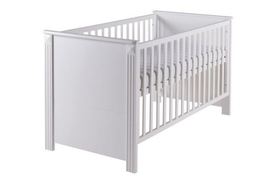 roba® Kinderbett Marie, Babybett, 3-fach höhenverstellbar, umbaubar