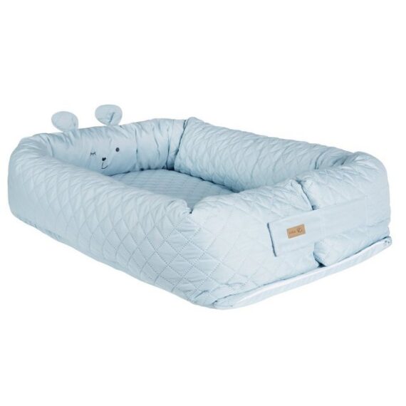 roba® Kuschelnest roba Style, Babylounge, mit Gesicht, auch als Wickelauflage