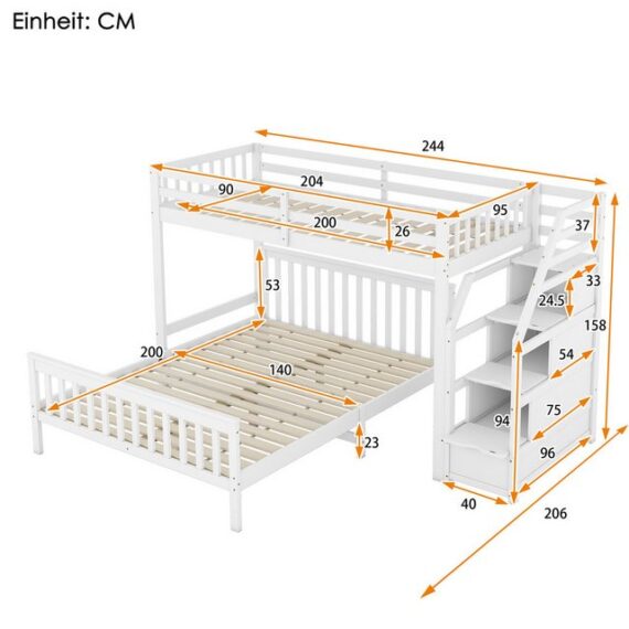 FLASMR Kinderbett (Packung, 1-tlg)