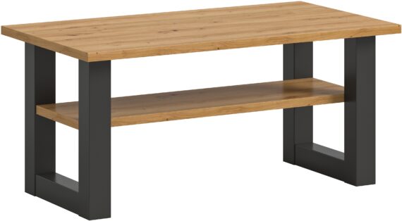 INOSIGN Couchtisch "Rail, Breite 90 cm, mit Ablageboden, inklusive Kufengestell", Wohnzimmertisch, Beistelltisch